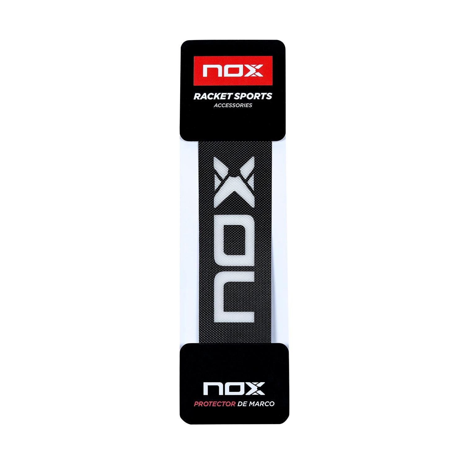 BOLSA 6 UDS. - BLISTER (1 UD) PROTECTOR NOX NEGRO LOGO BLANCO