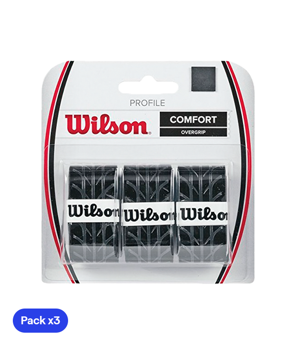 Overgrips Wilson Profile Comfort Negro (Pack x3)