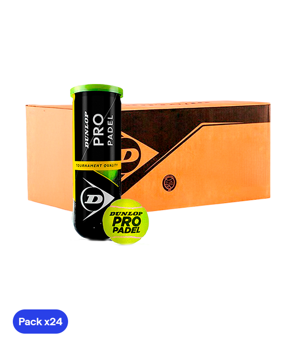 Cajón Pelotas Dunlop Pro Padel (Pack x24)