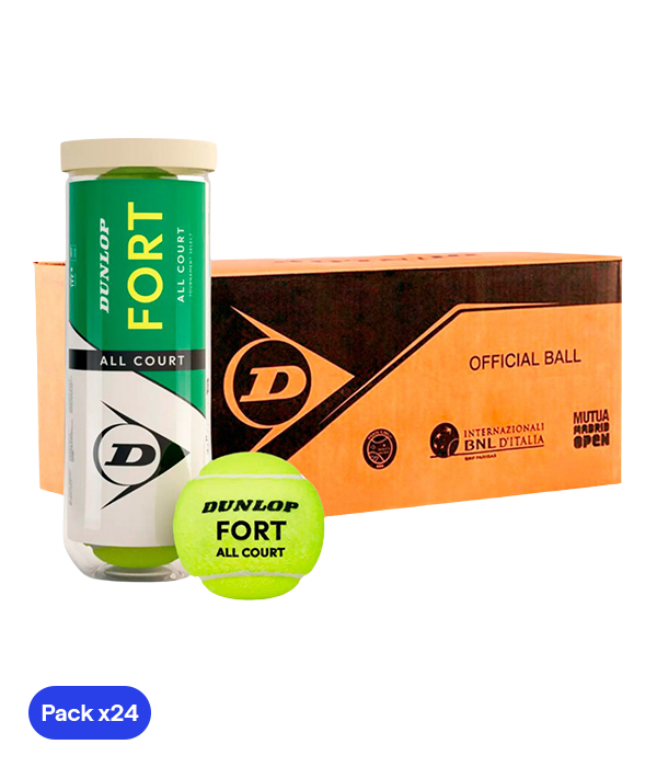 Cajón Pelotas Dunlop Fort All Court (Pack x24)