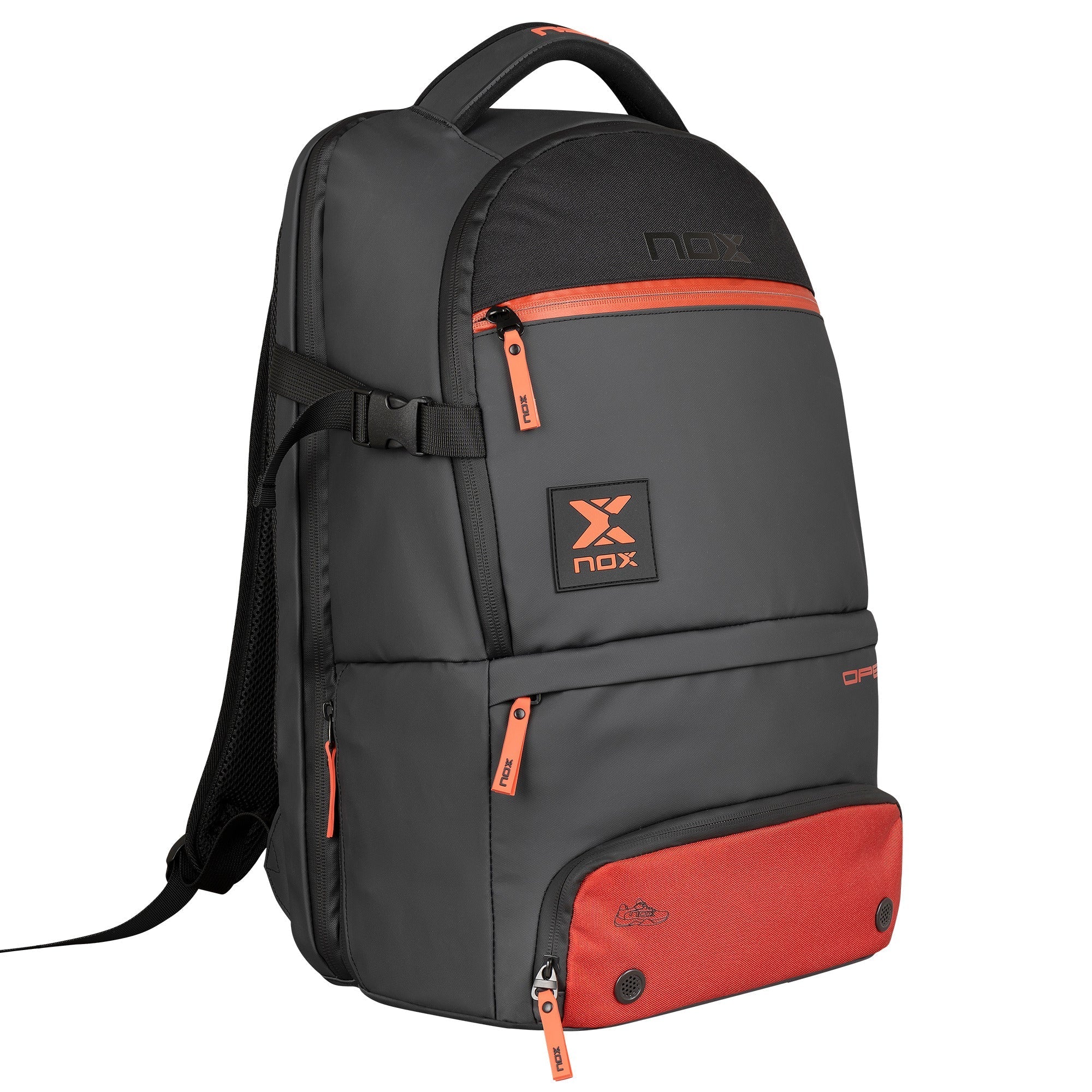 Mochila LUXURY OPEN SERIES negro/rojo - NOX2024Mochilas