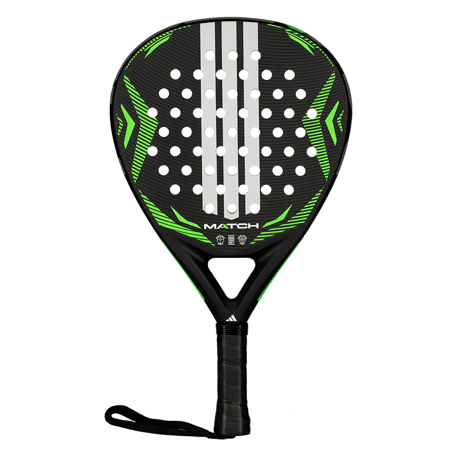 Pala de pádel adidas Match Black Lime 2026