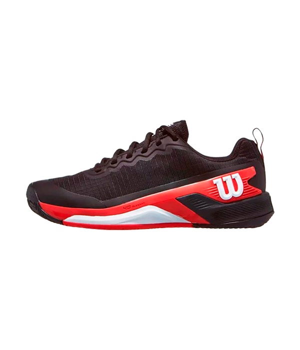 Zapatillas Wilson Rush Pro 4.5 Clay Black/Infrared/White 2025