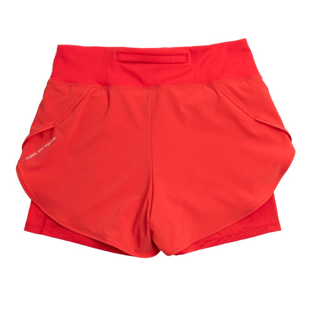 PANTALON CORTO NOX FIT PRO ROJO MUJER