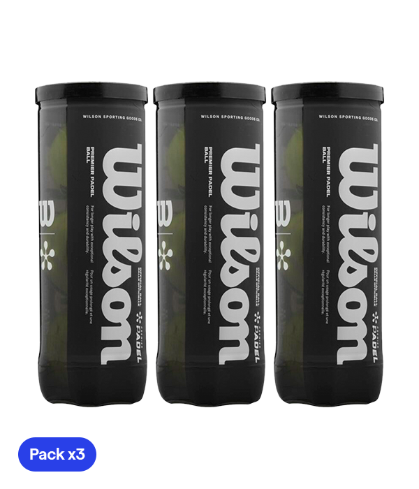 Pelotas Wilson Padel Premier (Pack x3)