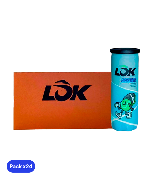 Cajón Pelotas Lok Fresh (Pack x24)