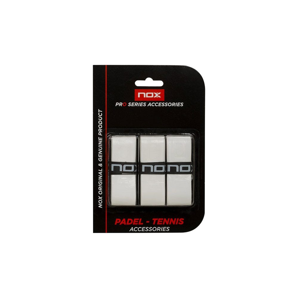 BLISTER (3 UDS) OVERGRIP NOX PRO BLANCO OVPROBLBL3